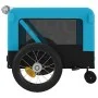 Remolque de bicicleta mascotas hierro tela Oxford azul negro de , Cochecitos para mascotas - Ref: Foro24-93932, Precio: 90,45...