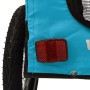 Haustier-Fahrradanhänger, Eisen-Oxford-Stoff, Blau, Schwarz von , Kinderwagen für Haustiere - Ref: Foro24-93932, Preis: 92,06...