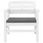 Garden furniture set 3 pieces white plastic by vidaXL, Garden sets - Ref: Foro24-45620, Price: 192,54 €, Discount: %