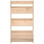 Wall planter 3 levels solid pine wood 60x18.5x110 cm by , Pots and planters - Ref: Foro24-825114, Price: 68,99 €, Discount: %