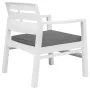 Garden furniture set 3 pieces white plastic by vidaXL, Garden sets - Ref: Foro24-45620, Price: 192,54 €, Discount: %