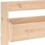 Wall planter 3 levels solid pine wood 60x18.5x110 cm by , Pots and planters - Ref: Foro24-825114, Price: 68,99 €, Discount: %