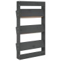 Jardinera de pared 3 niveles madera pino gris 60x18,5x110 cm de , Maceteros y jardineras - Ref: Foro24-825116, Precio: 99,56 €