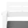 Garden furniture set 3 pieces white plastic by vidaXL, Garden sets - Ref: Foro24-45620, Price: 192,54 €, Discount: %
