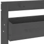 Wall planter 3 levels gray pine wood 60x18.5x110 cm by , Pots and planters - Ref: Foro24-825116, Price: 97,71 €, Discount: %
