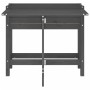 Jardinera con tapa plegable madera maciza de pino gris de , Maceteros y jardineras - Ref: Foro24-825123, Precio: 98,22 €, Des...