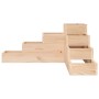 4-tier planter solid pine wood 80.5x79x36 cm by , Pots and planters - Ref: Foro24-825317, Price: 70,22 €, Discount: %