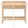 Planter with folding lid solid pine wood by , Pots and planters - Ref: Foro24-825121, Price: 87,45 €, Discount: %