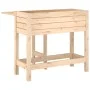 Planter with folding lid solid pine wood by , Pots and planters - Ref: Foro24-825121, Price: 87,45 €, Discount: %
