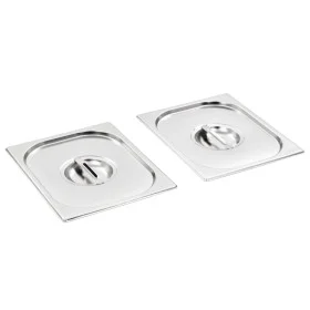 Deckel für Gastronorm 1/2 Edelstahlbleche 2 Stück von vidaXL, Eimerdeckel für Dampftische - Ref: Foro24-50891, Preis: 19,71 €...