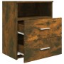 Nachttische 2 Stück, Farbe Eiche geräuchert, 50 x 32 x 60 cm von vidaXL, Nachttische - Ref: Foro24-815859, Preis: 60,28 €, Ra...