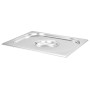 Deckel für Gastronorm 1/2 Edelstahlbleche 2 Stück von vidaXL, Eimerdeckel für Dampftische - Ref: Foro24-50891, Preis: 20,06 €...