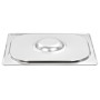 Gastronorm 1/2 stainless steel tray lids 2 units by vidaXL, Bucket lids for steam tables - Ref: Foro24-50891, Price: 20,06 €,...