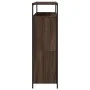 Shoe cabinet with 4 folding drawers oak brown 100x34x112 cm by , Shoe racks and shoe organizers - Ref: Foro24-3214417, Price:...