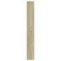 Shoe cabinet with 4 folding Sonoma oak drawers 80x21x163.5 cm by , Shoe racks and shoe organizers - Ref: Foro24-3214366, Pric...