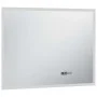 Espejo de baño con LED, sensor táctil y reloj 80x60 cm de vidaXL, Espejos - Ref: Foro24-144738, Precio: 117,94 €, Descuento: %