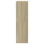 Shoe cabinet with 2 folding Sonoma oak drawers 80x34x116 cm by , Shoe racks and shoe organizers - Ref: Foro24-3214408, Price:...