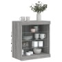 Aparador con luces LED gris Sonoma 60,5x37x67 cm de , Aparadores - Ref: Foro24-836698, Precio: 66,48 €, Descuento: %