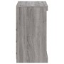Aparador con luces LED gris Sonoma 60,5x37x67 cm de , Aparadores - Ref: Foro24-836698, Precio: 66,48 €, Descuento: %