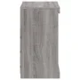 Sideboard with LED lights Sonoma gray 60.5x37x67 cm by , Sideboards - Ref: Foro24-836698, Price: 63,60 €, Discount: %