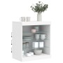 Sideboard mit weißen LED-Leuchten 60,5x37x67 cm von , Sideboards - Ref: Foro24-836693, Preis: 68,14 €, Rabatt: %