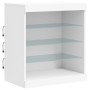Sideboard mit weißen LED-Leuchten 60,5x37x67 cm von , Sideboards - Ref: Foro24-836693, Preis: 68,14 €, Rabatt: %