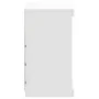 Sideboard with white LED lights 60.5x37x67 cm by , Sideboards - Ref: Foro24-836693, Price: 66,90 €, Discount: %