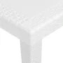 Weißer Gartentisch aus Kunststoff in Rattanoptik, 79 x 79 x 72 cm von vidaXL, Gartentische - Ref: Foro24-45601, Preis: 79,05 ...