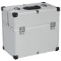 Silberfarbener Werkzeugkasten aus Aluminium, 38 x 22,5 x 34 cm von vidaXL, Werkzeugkästen - Ref: Foro24-91848, Preis: 62,41 €...