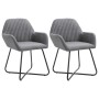 Esszimmerstühle 2 Einheiten dunkelgrauer Stoff von vidaXL, Essstühle - Ref: Foro24-249808, Preis: 161,99 €, Rabatt: %