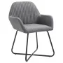 Dining chairs 2 units dark gray fabric by vidaXL, dining chairs - Ref: Foro24-249808, Price: 160,57 €, Discount: %