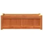 Outdoor planters 2 pcs solid wax brown pine wood by , Pots and planters - Ref: Foro24-837454, Price: 101,41 €, Discount: %