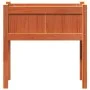 Planter with solid wax brown pine wood legs 70x31x70 cm by , Pots and planters - Ref: Foro24-837558, Price: 58,87 €, Discount: %