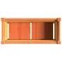 Planter with solid wax brown pine wood legs 70x31x70 cm by , Pots and planters - Ref: Foro24-837558, Price: 58,87 €, Discount: %