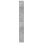 Shoe cabinet with mirror 4 levels concrete gray 63x17x134 cm by , Shoe racks and shoe organizers - Ref: Foro24-3228275, Price...
