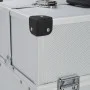 Silberfarbener Werkzeugkasten aus Aluminium, 38 x 22,5 x 34 cm von vidaXL, Werkzeugkästen - Ref: Foro24-91848, Preis: 62,41 €...