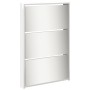 Shoe rack and mirror cabinet 5 levels glossy white 63x17x169.5 cm by , Shoe racks and shoe organizers - Ref: Foro24-3228282, ...