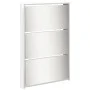 Shoe rack and mirror cabinet 5 levels glossy white 63x17x169.5 cm by , Shoe racks and shoe organizers - Ref: Foro24-3228282, ...