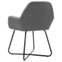Dining chairs 2 units dark gray fabric by vidaXL, dining chairs - Ref: Foro24-249808, Price: 160,57 €, Discount: %
