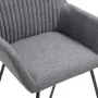 Dining chairs 2 units dark gray fabric by vidaXL, dining chairs - Ref: Foro24-249808, Price: 160,57 €, Discount: %