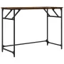 Engineered wood and smoked oak steel desk 100x45x76 cm by , Desks - Ref: Foro24-842268, Price: 48,93 €, Discount: %