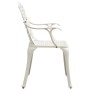 Garden chairs 6 units white cast aluminum by , Garden chairs - Ref: Foro24-3216321, Price: 787,60 €, Discount: %