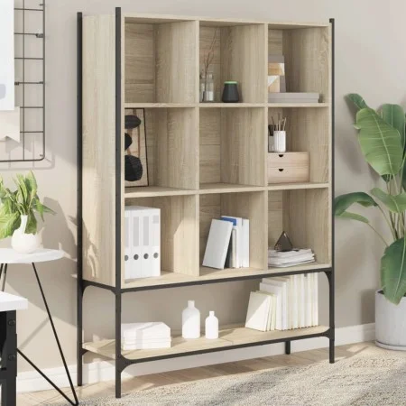 Sonoma oak engineered wood shelf 102x30x141.5 cm by , Bookcases and shelves - Ref: Foro24-3214330, Price: 106,56 €, Discount: %