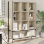 Regal aus Sonoma-Eichenholzwerkstoff, 102 x 30 x 141,5 cm von , Bücherregale und Regale - Ref: Foro24-3214330, Preis: 108,04 ...