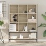 Regal aus Sonoma-Eichenholzwerkstoff, 102 x 30 x 141,5 cm von , Bücherregale und Regale - Ref: Foro24-3214330, Preis: 108,04 ...