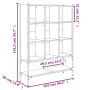 Regal aus technischem Holz in Sonoma-Grau, 102 x 30 x 141,5 cm von , Bücherregale und Regale - Ref: Foro24-3214332, Preis: 11...
