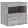 TV-Wandmöbel mit LED, 6-teilig, Holzwerkstoff, grau Sonoma von , TV-Möbel - Ref: Foro24-3216737, Preis: 209,31 €, Rabatt: %