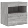 TV-Wandmöbel mit LED, 6-teilig, Holzwerkstoff, grau Sonoma von , TV-Möbel - Ref: Foro24-3216737, Preis: 213,40 €, Rabatt: %