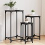 Mesitas auxiliares apilables 3 uds madera de ingeniería negro de , Mesas auxiliares - Ref: Foro24-838938, Precio: 49,74 €, De...