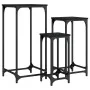 Stackable side tables 3 units black engineered wood by , Side tables - Ref: Foro24-838938, Price: 49,68 €, Discount: %